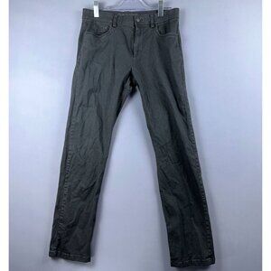 Calvin Klein Slim Straight Leg Jeans Mens Size W32X32L Mid Rise Olive Green